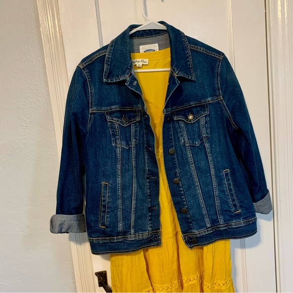 Old Navy Jackets & Blazers - Old Navy Dark Blue Denim Jacket for Kids